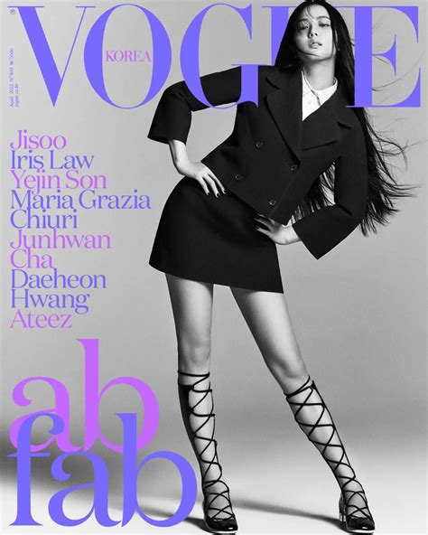 Jisoo Blackpink Pose En Couverture De Vogue Korea K Gen