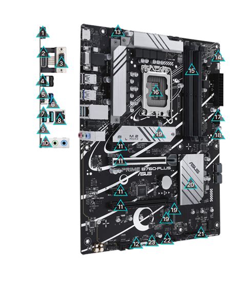 Asus PRIME B760M-Plus Intel LGA1700 Motherboard- MediaShop