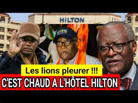 C Est Chaud L H Tel Hilton L Intervention De Me Akere Muna L