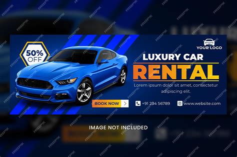 Premium Psd Rental Car Banner Template