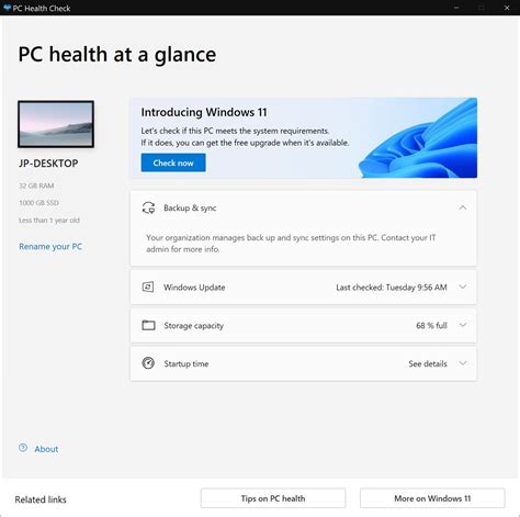 Microsofts Pc Health Check App Can Tell Why Your Pc Cant Run Windows 11