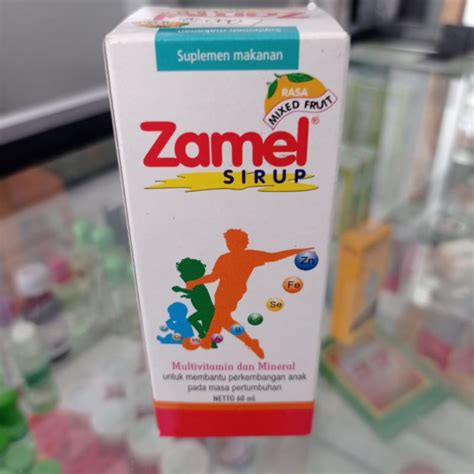 Jual Zamel Sirup Multivitamin Dan Mineral Ml Shopee Indonesia