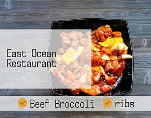 East Ocean Restaurant from Gander Menu