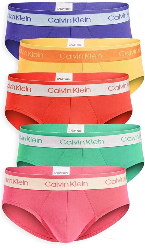 Calvin Klein Underwear Pride Edit Cotton Stretch 5 Pack Hip Briefs