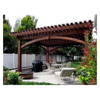 X Timber Frame Diy Pergola Kit For Shade Classique Terrasse