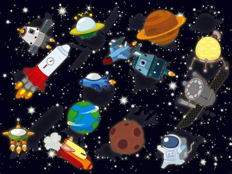 Космос: 80 картинок для детей