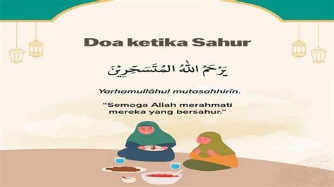 Doa Ketika Sahur Puasa Ramadhan Amalan Doa Yang Bisa Dibaca Dan