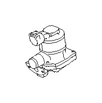 Subaru Forester Secondary Air Injection Control Valve Inlet