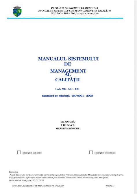 Pdf Manualul Calitatii Editia Dp Dokumen Tips