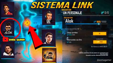 Como Funciona El Nuevo Sistema Link Free Fire Como Conseguir Personajes