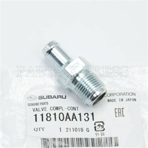 NEW GENUINE OEM SUBARU 2013 2018 PCV VALVE OUTBACK LEGACY IMPREZA BRZ