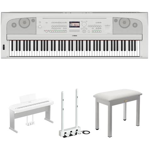 Yamaha Dgx Portable Digital Grand Piano Bundle With Stand