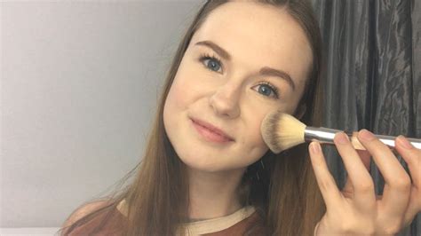 Asmr My Makeup Routine Whispered Lid Sounds Brush Sounds Youtube