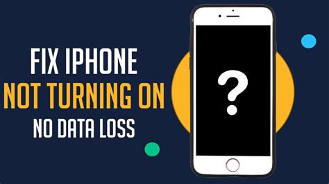 Ways Fix An Iphone That Won T Turn On Without Losing Data Fix
