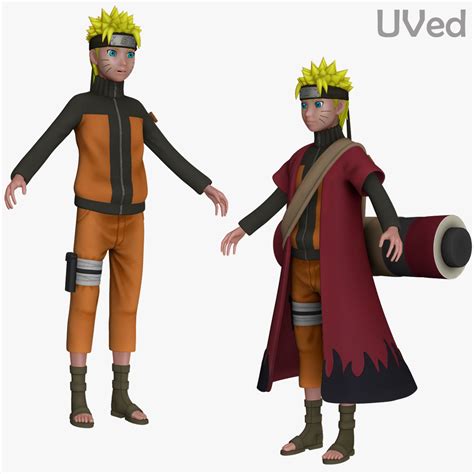 Naruto Free 3d Model Obj Free3d