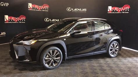 Black 2020 Lexus Ux 250h F Sport Series 1 Review Lexus Of Edmonton New Youtube