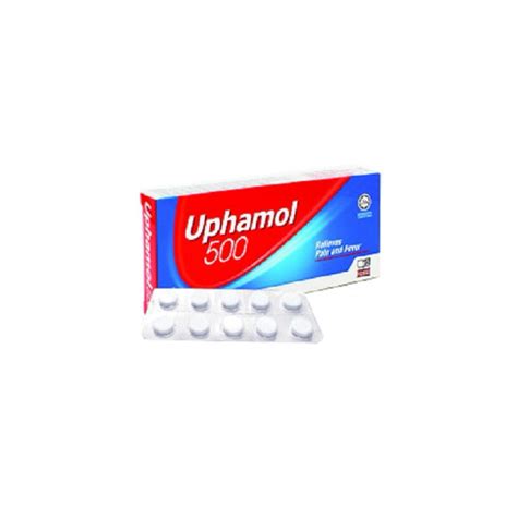 Uphamol Paracetamol 500mg 10s Strip Shopee Malaysia