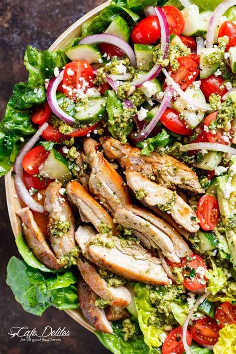 Grilled Pesto Chicken Salad