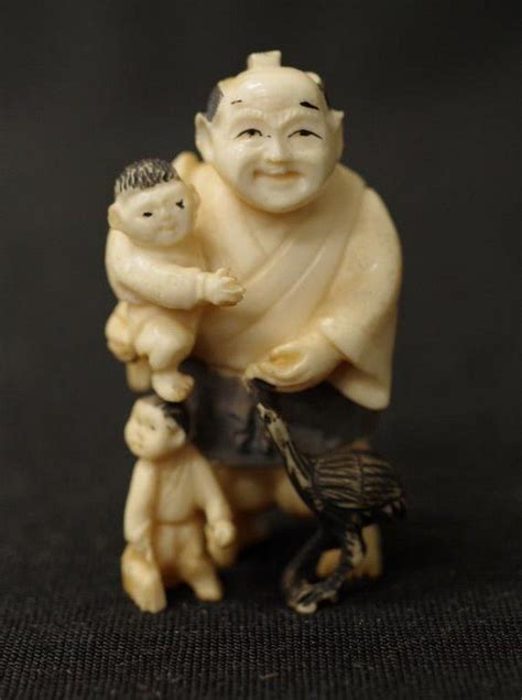 Japanese Ivory Netsuke with Children - Netsuke - Oriental