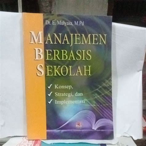 Jual Buku Manajemen Berbasis Sekolah Shopee Indonesia