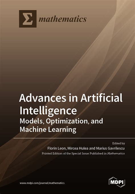 Advances In Artificial Intelligence Models Optimization And Machine