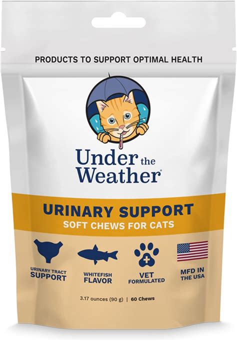 Under The Weather Pet Urinary Tract Support Soft Chews For