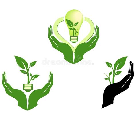 Eco green symbol stock vector. Illustration of save, protect - 23005883