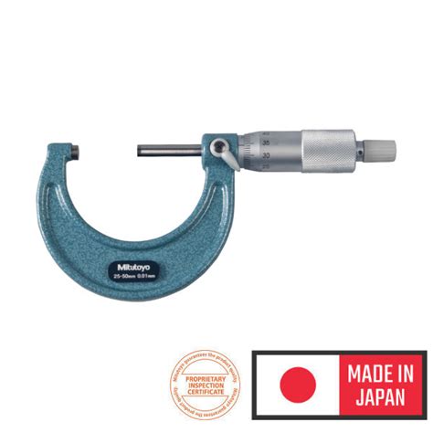 Mitutoyo 25-50mm Outside Micrometer – General Tools