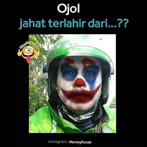 8 Meme Kocak Tingkah Ojol Yang Ngeselin Tapi Lucu Isinya Keresahan