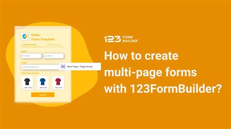 How To Create Multi Page Forms In 123formbuilder 123formbuilder Youtube