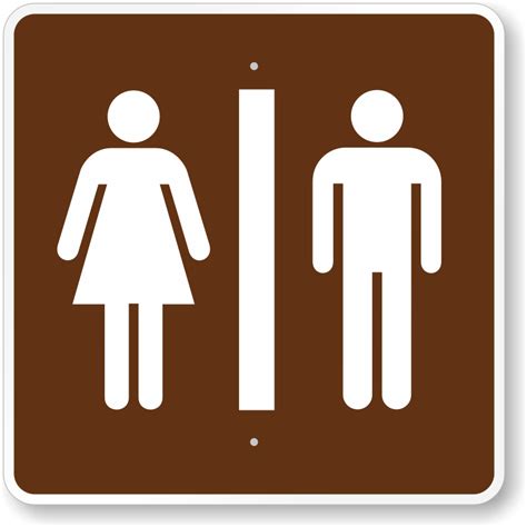 Bathroom Signs For Parks