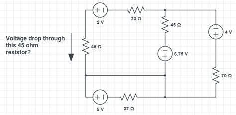 Voltage Drop Circuit Diagram