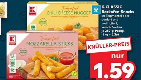 K Classic Backofen Snacks Angebot Bei Kaufland Prospekte De