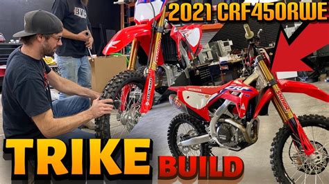 2021 HONDA CRF450RWE Works Edition Modern Trike Three Wheeler