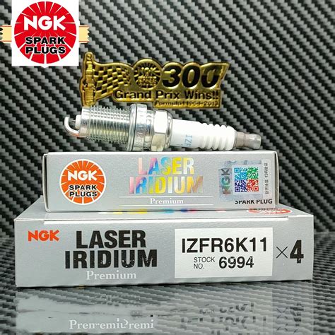 Pcs Original Ngk Izfr K New Laser Iridium Platinum Spark Plug