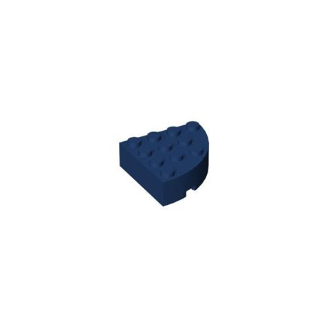 LEGO Dark Blue Brick 4 X 4 Round Corner 2577 Brick Owl LEGO