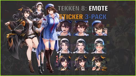 Tekken 8 3pack Bundle Xiaoyu Jun Asuka Twitch Discord Youtube