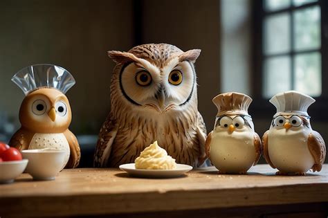 Wise Owls Baking Tips Guidance For Animal Bakers Premium Ai Generated