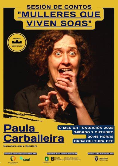 Paula Carballeira estrea o Mes da Fundación