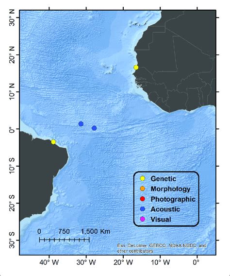 Detail Map Of Atlantic Ocean Regions See Figure 1 For Description Of Download Scientific