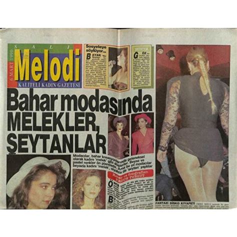 Gökçe Koleksiyon Sabah Gazetesi Melodi Eki 6 Mart 1990 Fiyatı