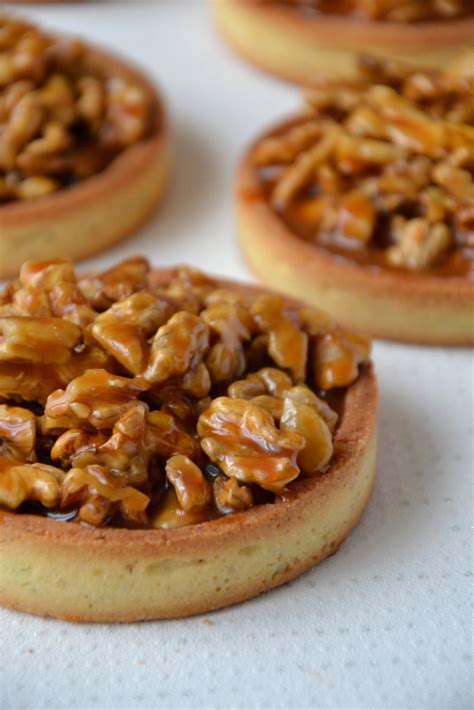 Tartelettes aux noix caramel au beurre salé