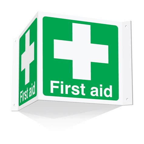 First Aid Projecting 3d Signs Projecting First Aid Signs