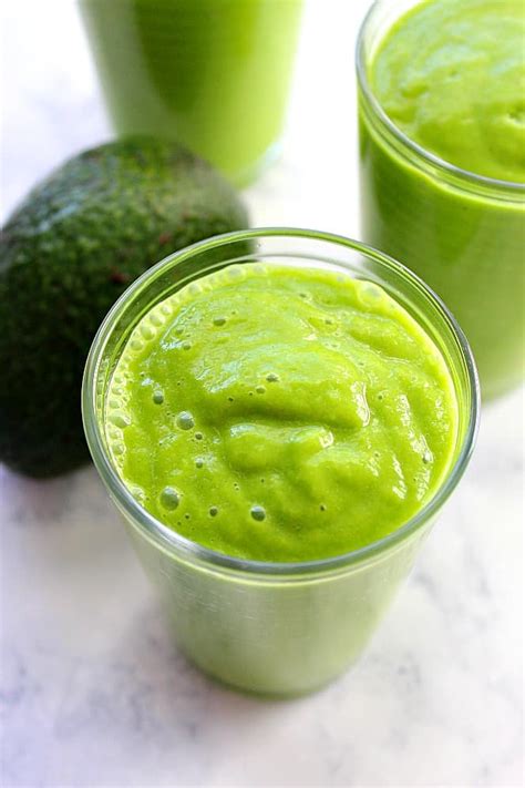 Avocado Glow Smoothie Recipe Crunchy Creamy Sweet