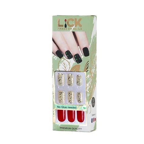 Lick Reusable French Manicure Artificial Acrylic Press On Nails Buy Lick Reusable French