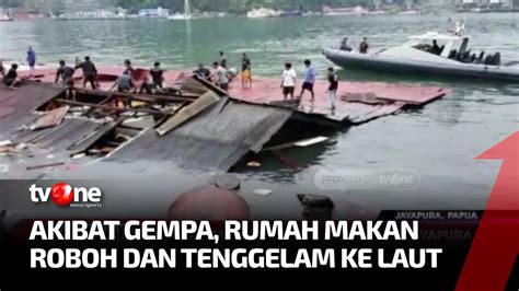 Rumah Makan Di Jayapura Tenggelam Pasca Gempa Kabar Petang TvOne