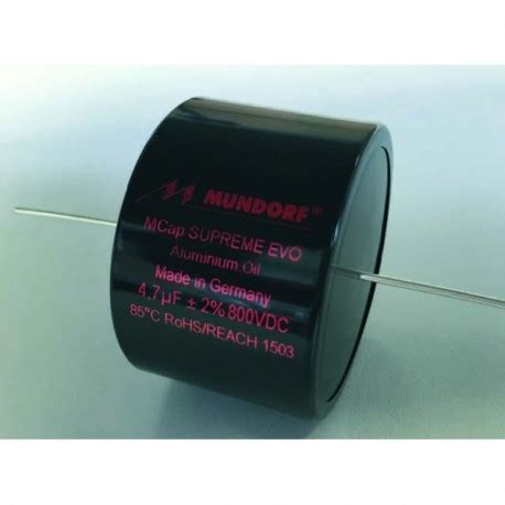 Capacitor Mundorf Mcap Supreme Evo Oil Uf Vdc Seo T