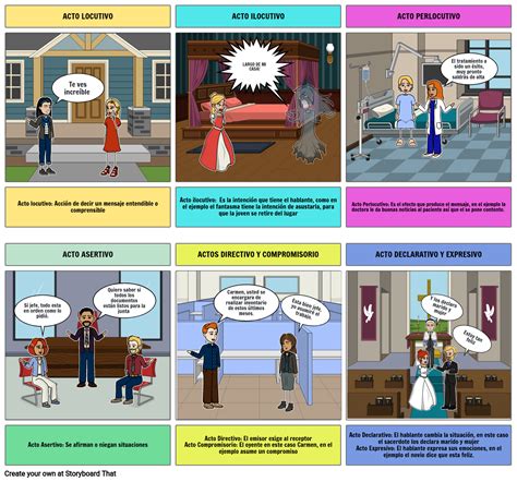 ACTOS DEL HABLA Storyboard By Jennifer33073