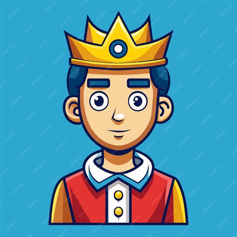 Premium Vector Royal Crown King Monarchy Kingdom Hand Drawn Cartoon