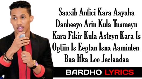 Khadar Keyow Hees Cusub Saaxib Bardho Lyrics Youtube